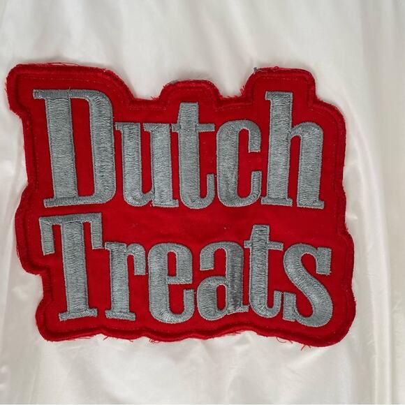 Dutch Treats Cigar Upstream Racing Division Vintage Nylon White Jacket XL - Picture 4 of 10